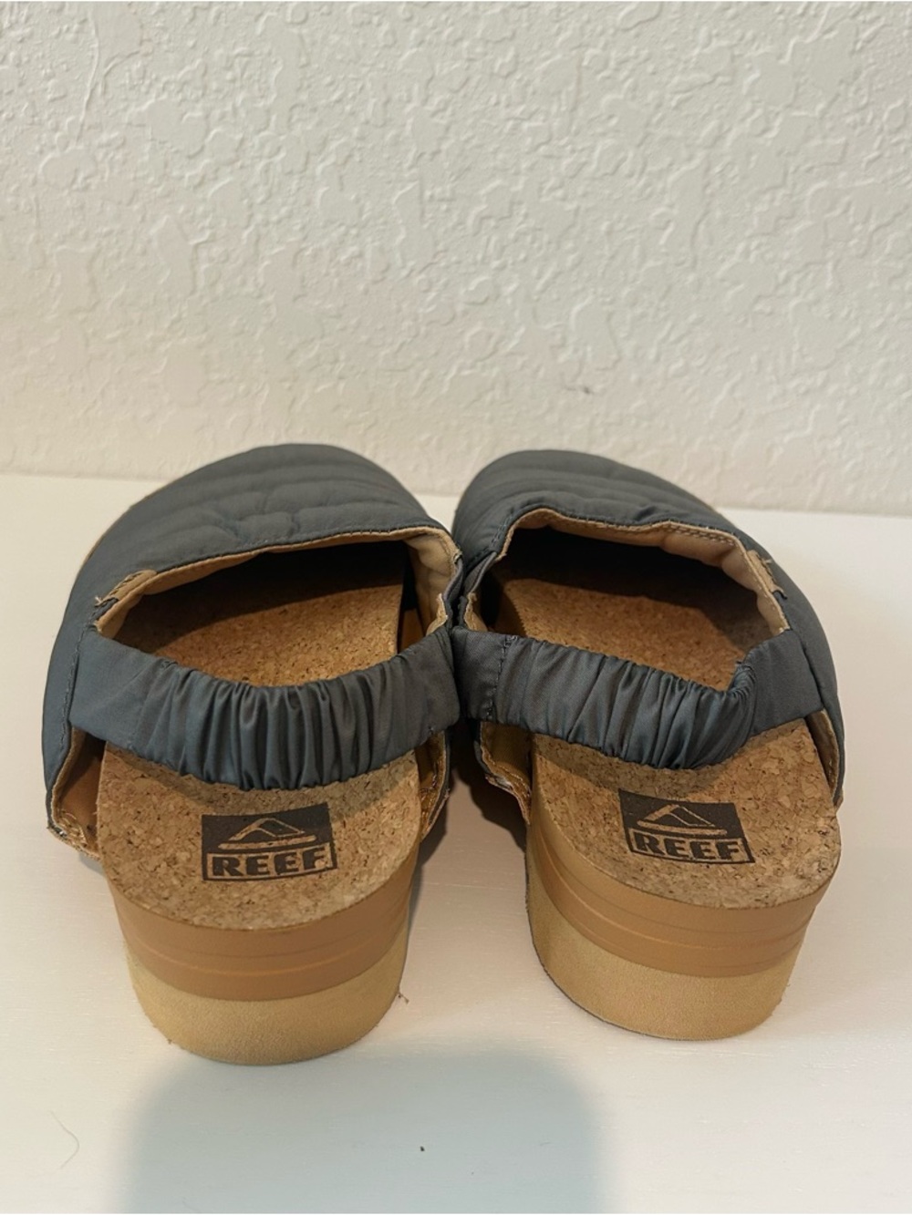 REEF Puffer Slip-On Clog in Charcoal - SIZE 7 - Picture 2 of 4